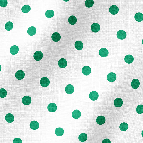 Patrón de pepas verdes azuladas sobre fondo blanco
