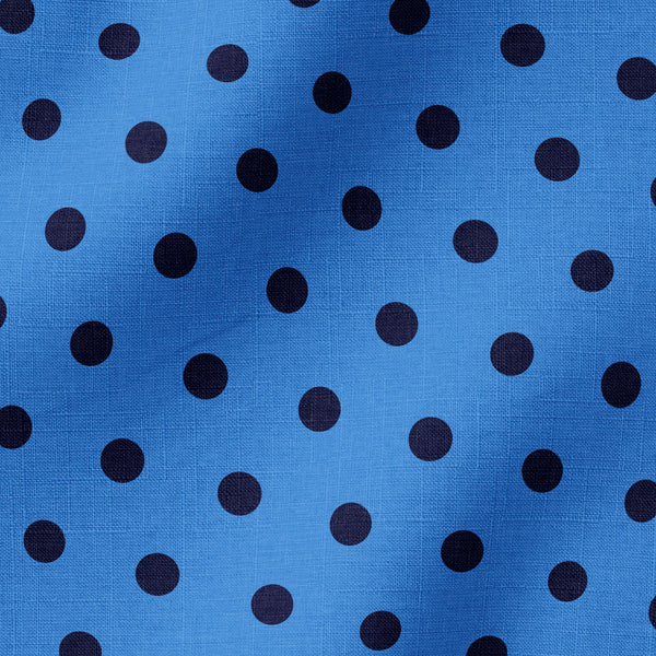 Patrón de pepas negras sobre fondo azul distribuidas uniformemente