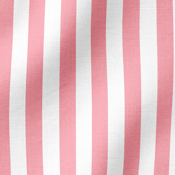 Tres franjas verticales anchas en rosado claro sobre fondo blanco