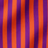 Rayas verticales alternadas en morado y naranja