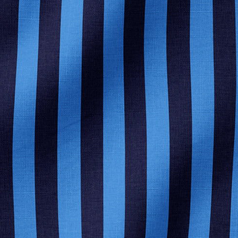 Rayas verticales anchas en azul y negro