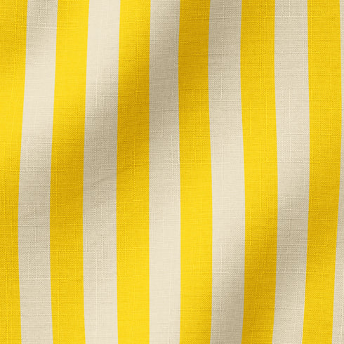 Rayas verticales en amarillo y beige sobre fondo claro
