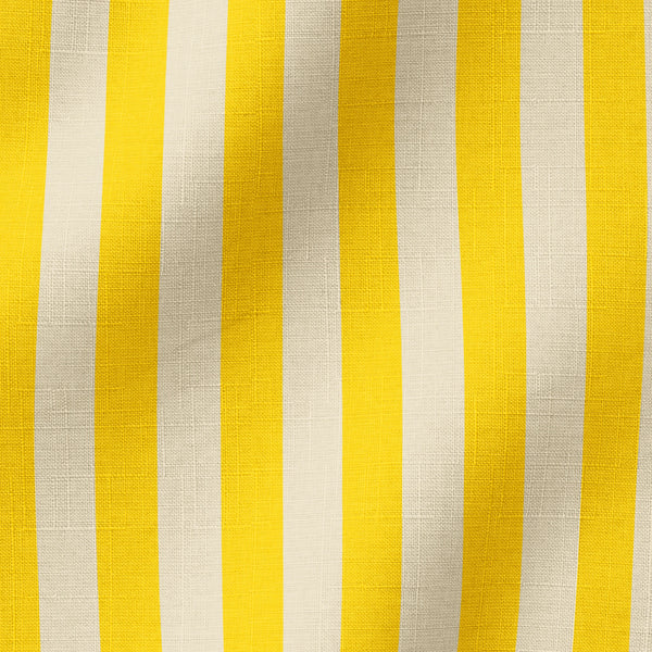 Rayas verticales en amarillo y beige sobre fondo claro