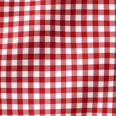 Patrón de cuadros en tonos rosados, rojos y blancos estilo vichy