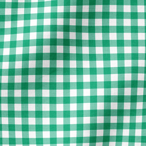 Patrón de cuadros en tonos verdes y blancos estilo tablero de ajedrez