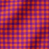Patrón de cuadros en tonos morado, naranja y vino tinto con diseño geométrico repetitivo