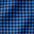 Patrón de cuadros en tonos azules y negro con efecto pixelado geométrico