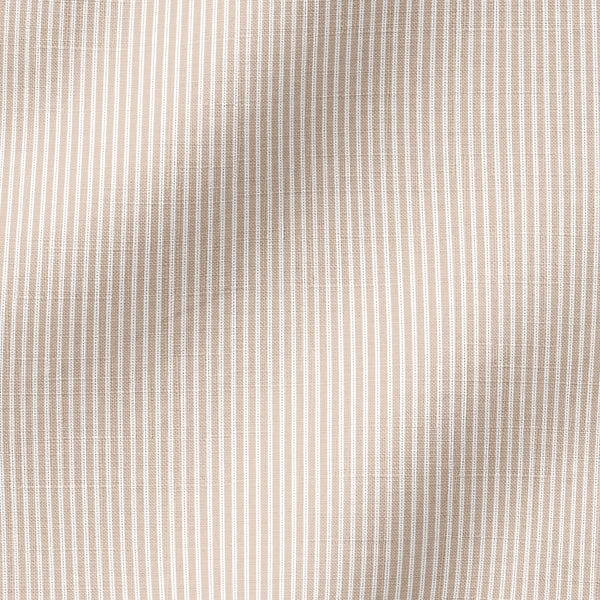 Rayas Finas Beige y Blanco Tela