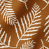 Hojas Tropicales Crema en Terracota Tela