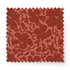 Red-brown floral pattern with abstract flowers on a lighter coral background fabric swatch mockup