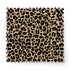 Estampado animal print de leopardo en café y beige sobre fondo negro fabric swatch mockup