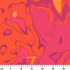 Patrón abstracto de colores vibrantes con tonos de rojo, naranja, púrpura y amarillo en forma de mármol líquido. ruler cm