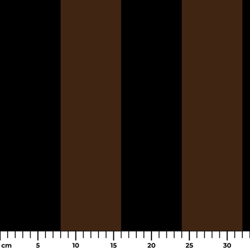 Patrón de rayas verticales alternando negro y café en diseño repetitivo ruler cm