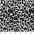 Patrón de leopardo negro sobre fondo blanco con manchas irregulares distribuidas verticalmente ruler cm