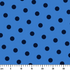 Patrón de pepas negras sobre fondo azul distribuidas uniformemente
