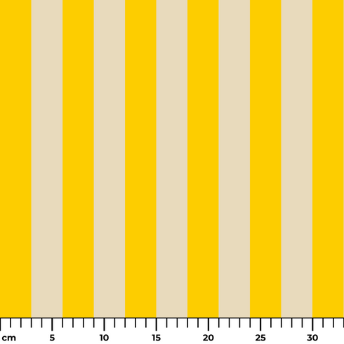 Rayas verticales en amarillo y beige sobre fondo claro