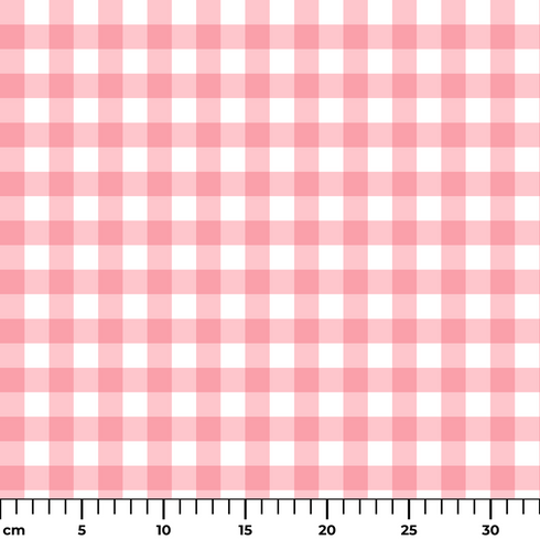 Patrón de cuadros rosado y blanco estilo gingham