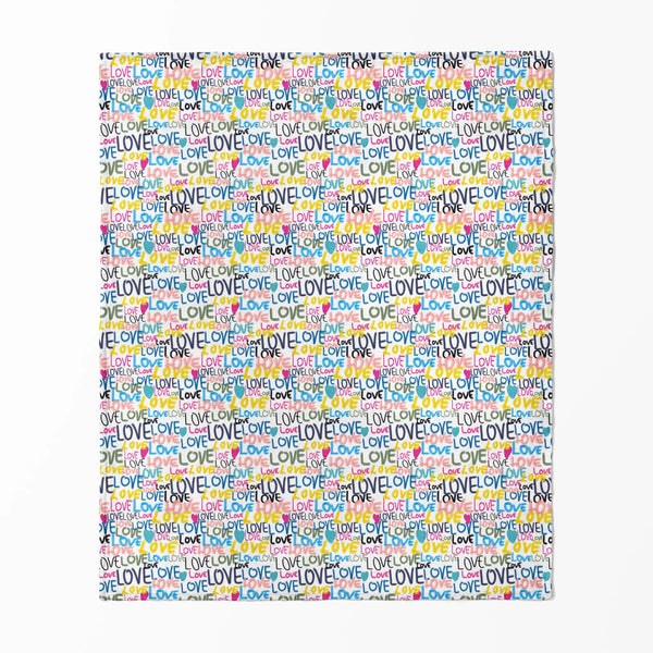 Love Multicolor Cobija
