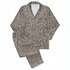 Estampado de pepas negras estilo leopardo sobre fondo beige sutex pajamas fullview mockup