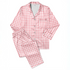 Patrón de cuadros rosado y blanco estilo gingham