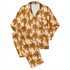 Palmeras Tropicales Ocre Vintage Tela