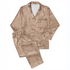 Flores Lineales Beige Tela