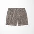 Estampado de pepas negras estilo leopardo sobre fondo beige sutex swimtrunks