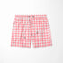 Patrón de cuadros rosado y blanco estilo gingham