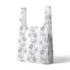 Patrón estampado floral con flores y hojas sobre fondo blanco, diseño botánico delicado sutex tote mockup