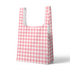 Patrón de cuadros rosado y blanco estilo gingham