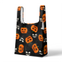 Calabazas y Fantasmas Halloween Negro Tela