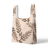 Hojas Elegantes en Tono Beige Tela