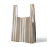 Rayas Verticales Beige y Blanco Tela