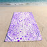 Animal Print Violeta Acuarela Toalla Viajera