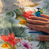 Guacamayas Tropicales Multicolor Toalla Viajera