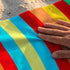 Rayas Onduladas Caribe Toalla Viajera