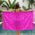 Cebra Fucsia Lila Toalla Viajera