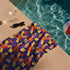 Tropical Hibisco Violeta Toalla Viajera