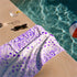 Animal Print Violeta Acuarela Toalla Viajera