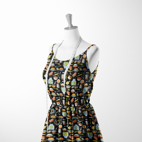 sutex woven dress form mockup