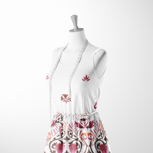 sutex woven dress form mockup