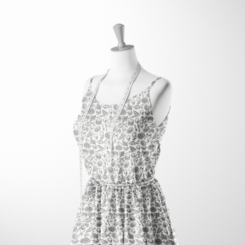 sutex woven dress form mockup