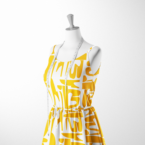 sutex woven dress form mockup
