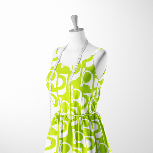sutex woven dress form mockup