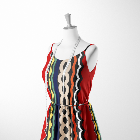 sutex woven dress form mockup