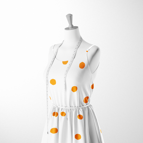 sutex woven dress form mockup
