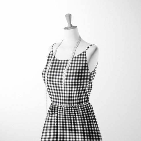 Patrón de cuadros en gris, negro y blanco tipo tablero de ajedrez
