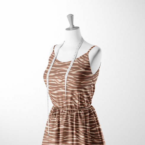 Ondas Marrones y Beige Textura Tela