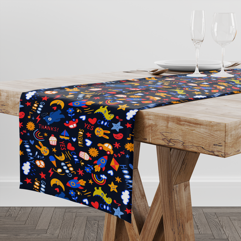 table runner mockup