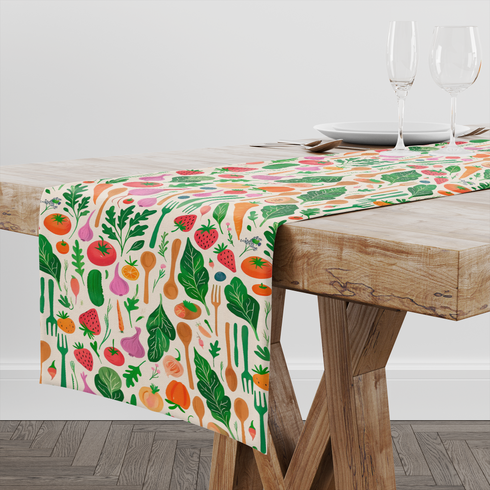 table runner mockup